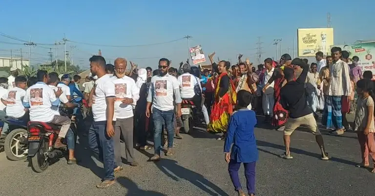 ঢাকা-সিলেট মহাসড়ক অবরোধ